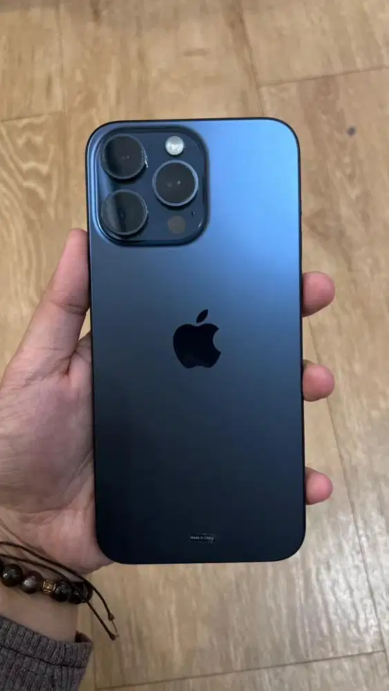 Apple Iphone 15 Pro Max 256GB Blue Titanium Resmi Ibox Mulusss