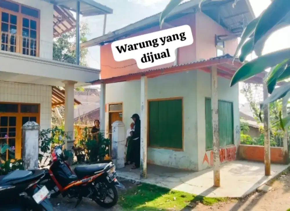 Jual tanah dan warung murah