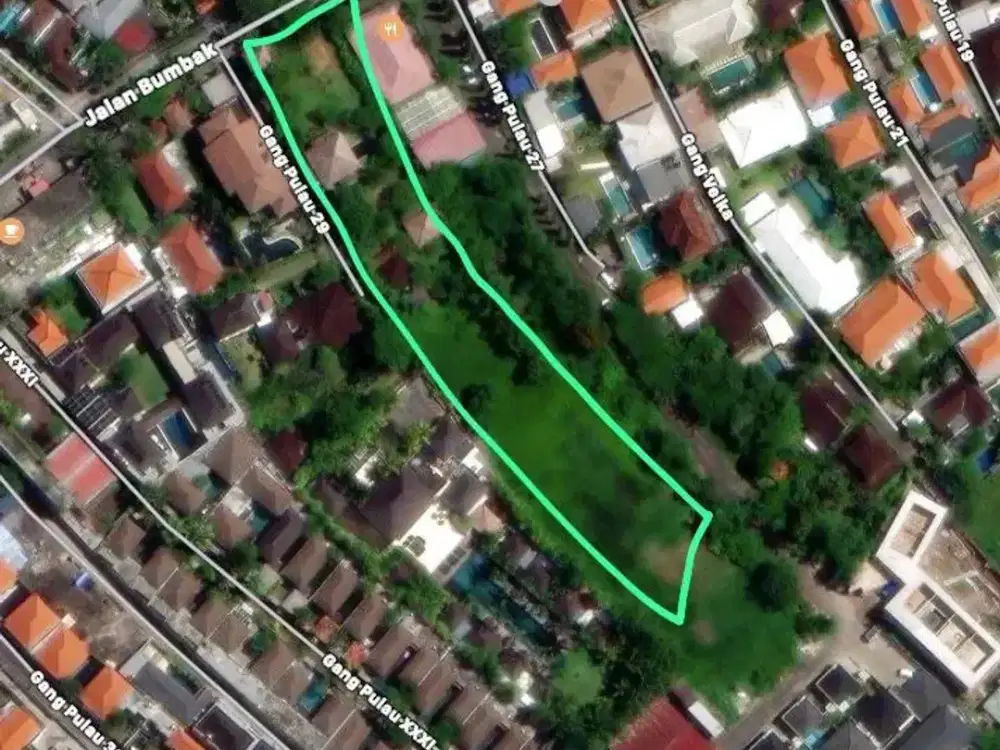 Land for sale in Kerobokan, Bali