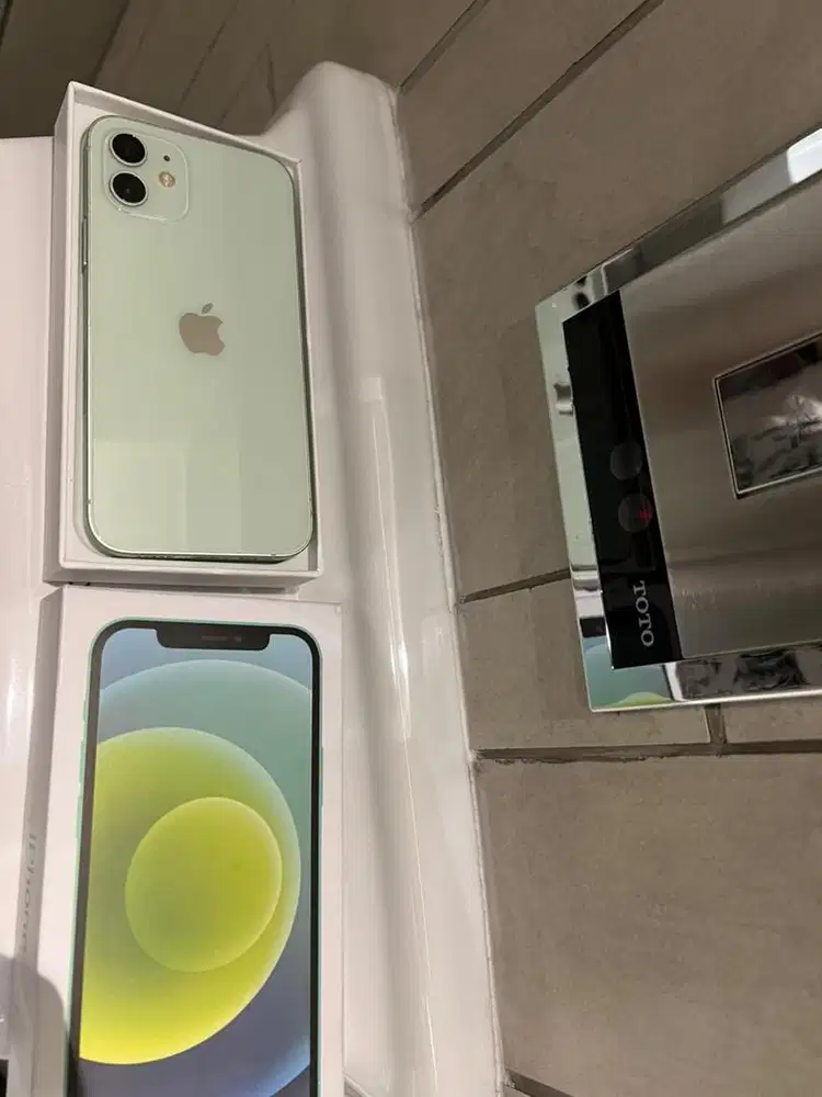 iphone 12 128gb sedia apple hijau