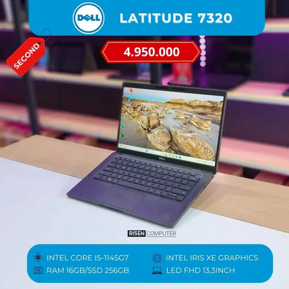 DELL LATITUDE 7320 Core I5-1145G7 FHD 13.3inch RAM 16GB SSD 256GB