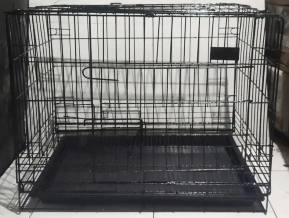 Kandang besi kotak ukuran besar 60x40
