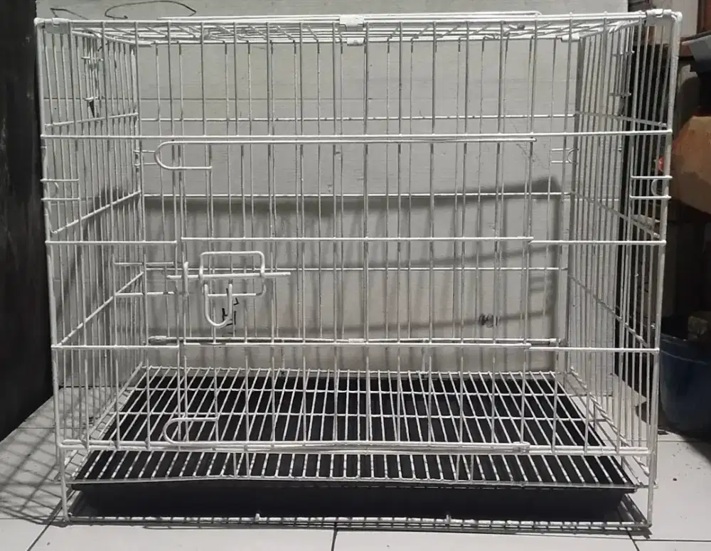 Kandang besi kotak ukuran besar 60x40