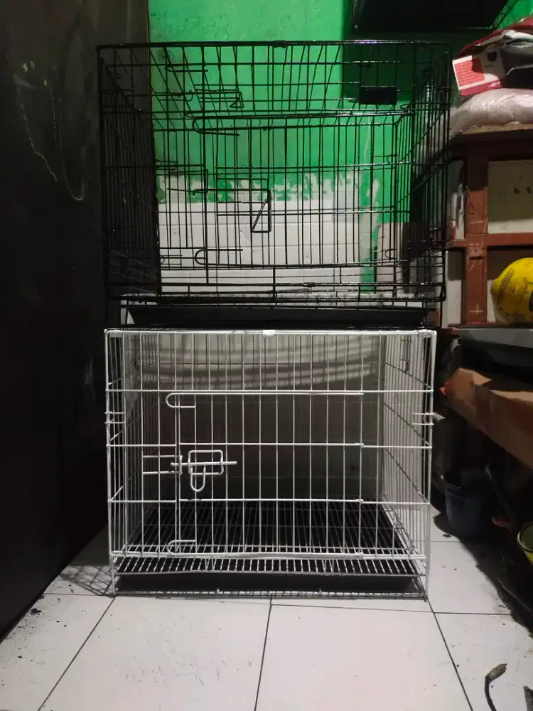 Kandang besi kotak ukuran besar 60x40