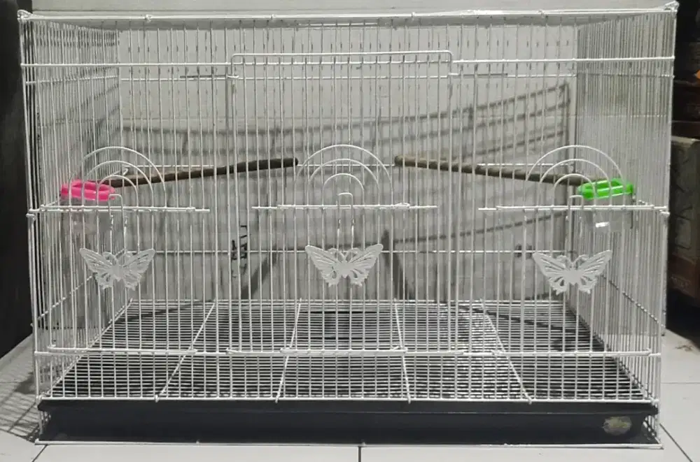 Kandang besi kotak ukuran besar 60x40