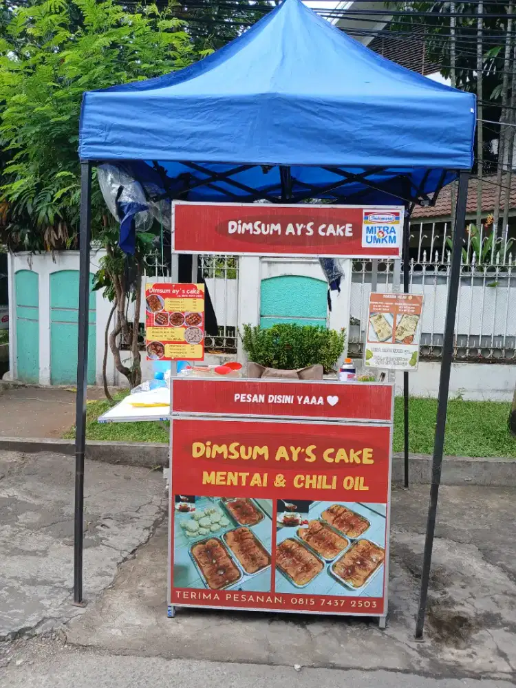 TENDA LIPAT 1.5meter gratis 2tirai