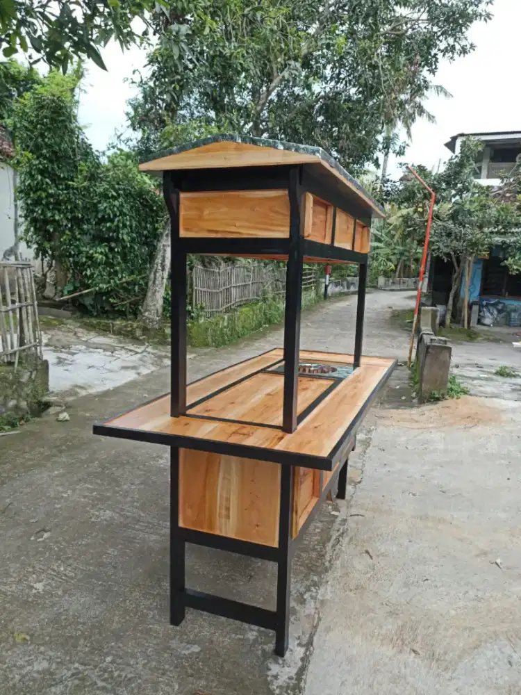 Sedia Gerobak Angkringan, Bakso Mie Ayam, Bubur, Sate, Soto, Pecel dll