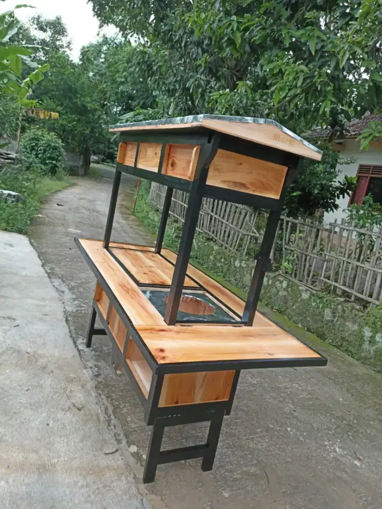 Sedia Gerobak Angkringan, Bakso Mie Ayam, Bubur, Sate, Soto, Pecel dll