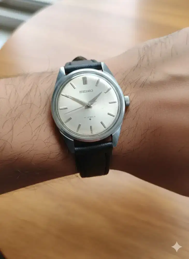 Jam tangan vintage Seiko 6602-8050 Manual winding