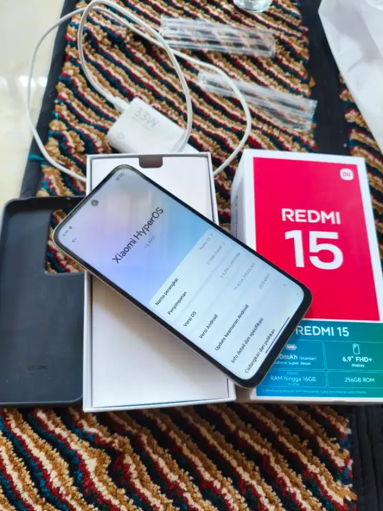 Redmi 15 ram 8+8/256 fullset original