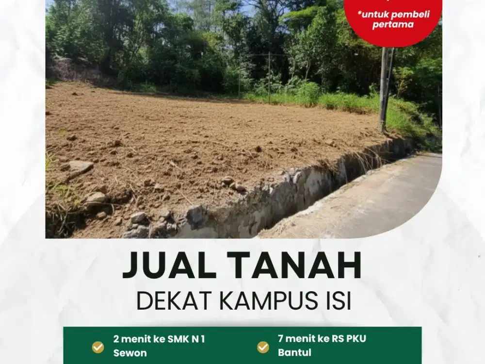 TANAH KAVLING BANTUL COCOK UNTUK HUNIAN