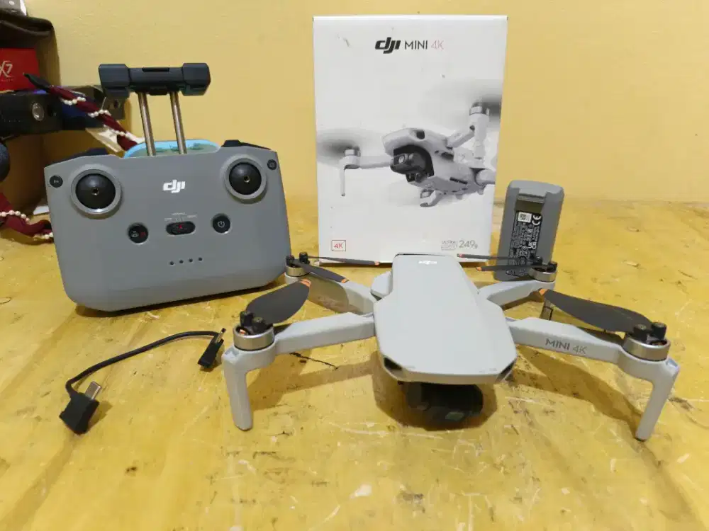 Drone Dji Mini 4K Fullset Siap Terbang