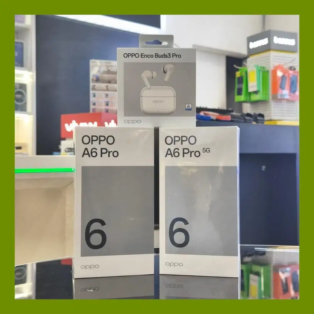 Promo HP oppo A6pro terbaru spek mewah free encobuds 3pro