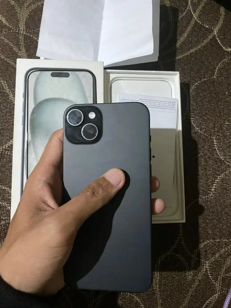 Iphone 15 Plus 128gb IBOX Black Garansi On Resmi April 2026 Like New