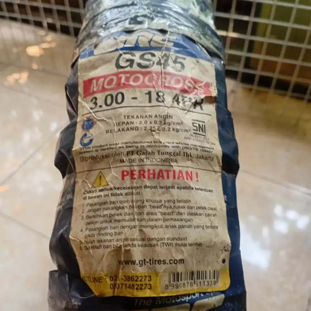 Ban IRC GS45 Motocross 300 R18 4PR