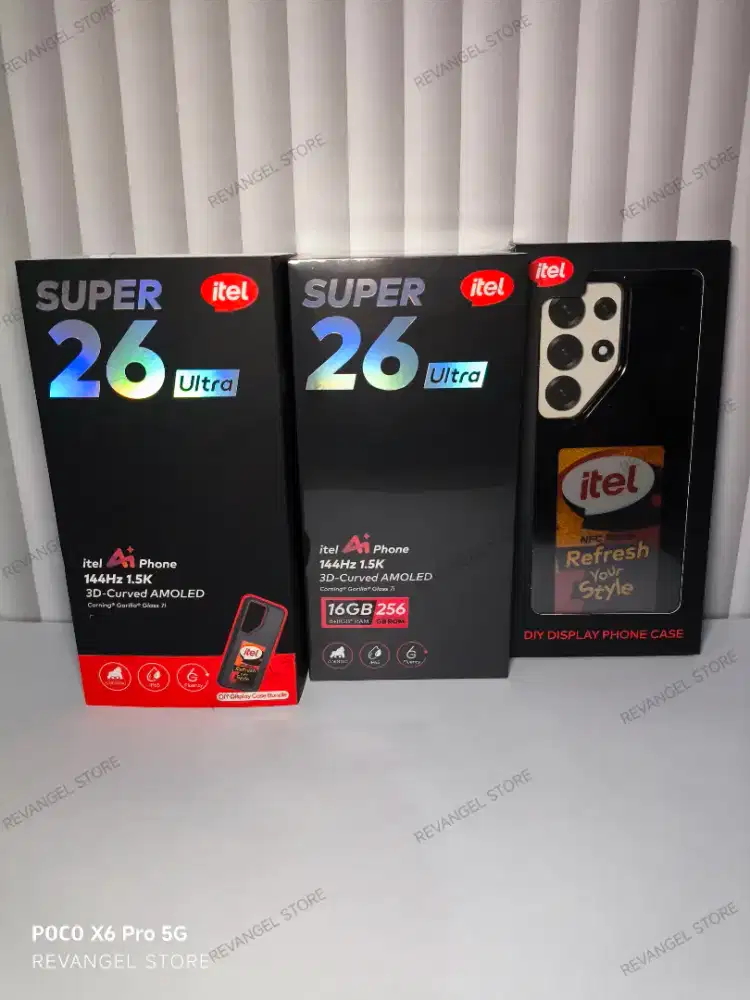BARU SEGEL! 8/256GB ITEL S26 ULTRA 6000mAh GARANSI RESMI