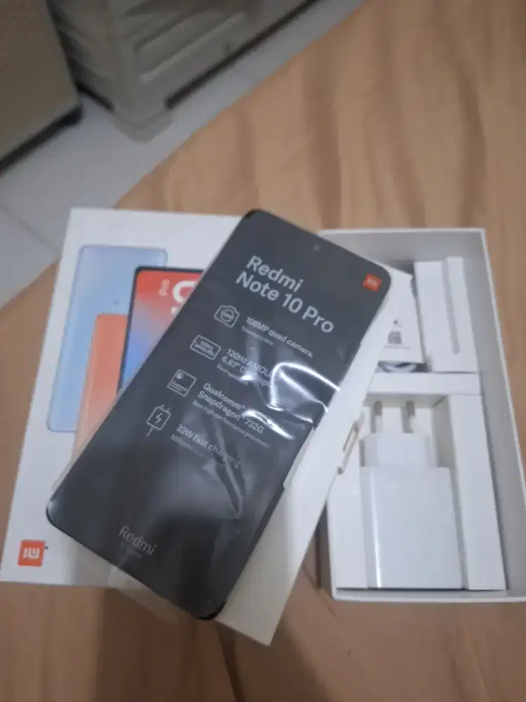 DIJUAL HP ANDROID XIAOMI REDMI NOTE 10 PRO 6/64 GB