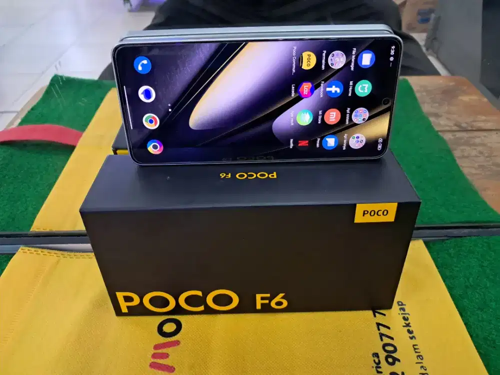 POCO F6 Ram 12 /512 gb lengkap mulus no minus