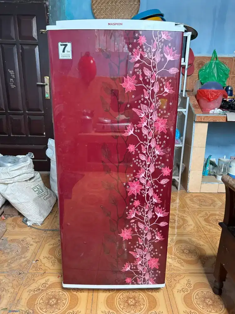 Kulkas maspion 1 pintu normal mulus
