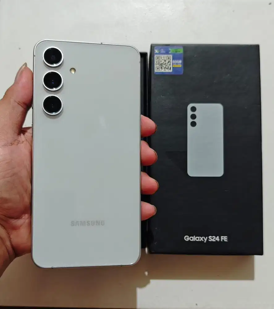 Galaxy S24Fe Ram 8/256 fullset mulus