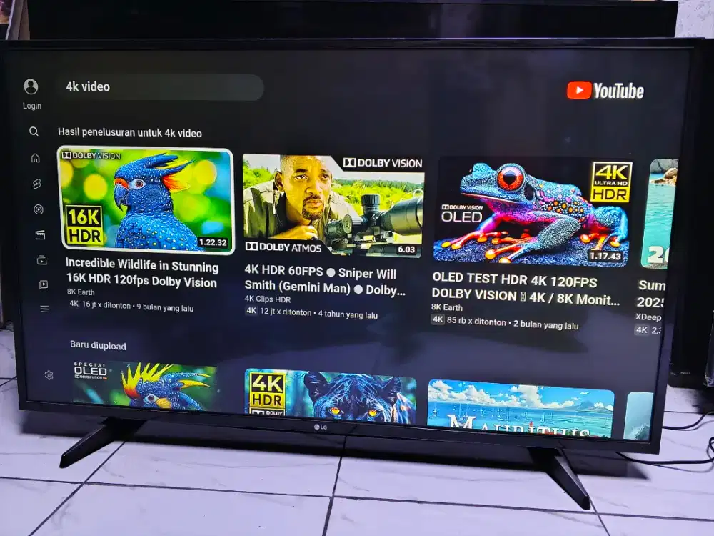JUAL CEPAT SMART TV LG 49 INCH 4K ULTRA HD 49UH610T