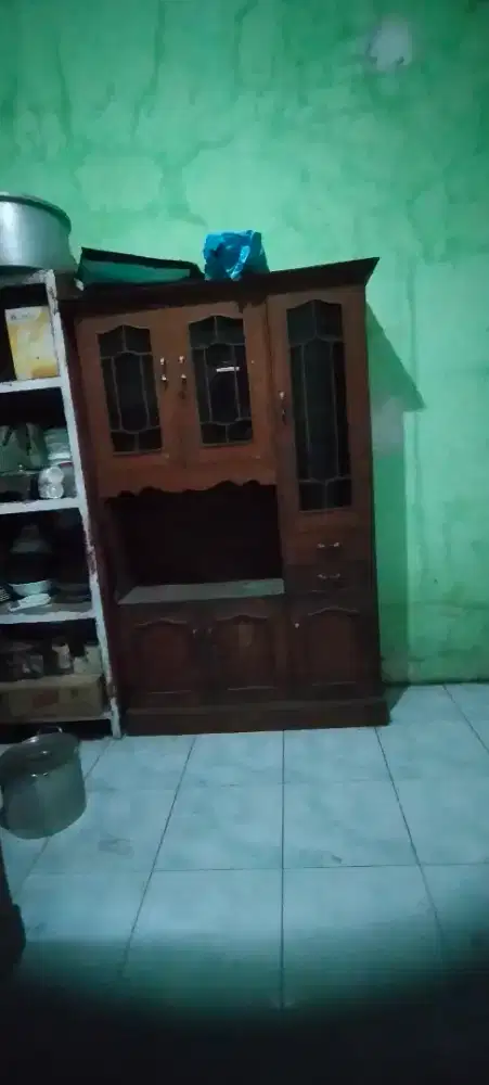 Mesin jahit kayu jati