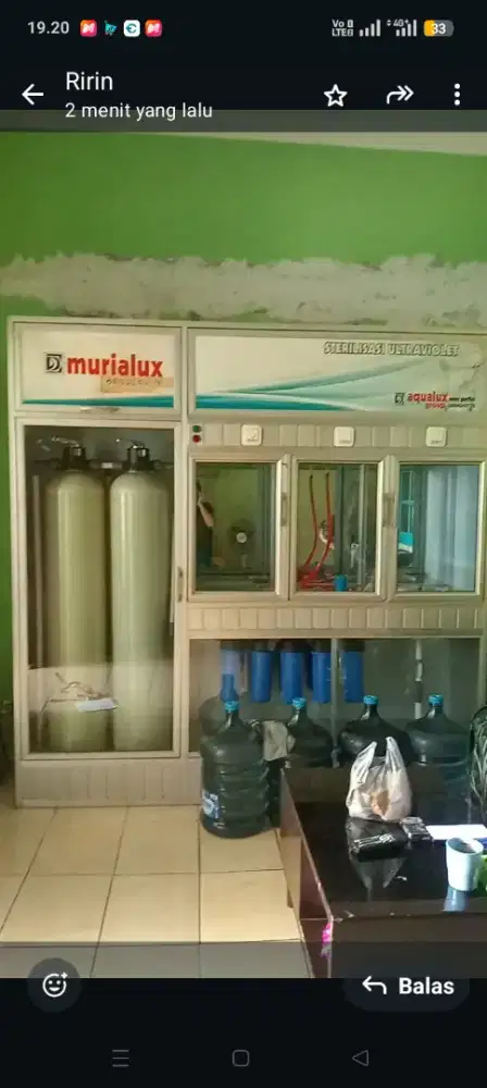 Di jual depot mesin isi ulang