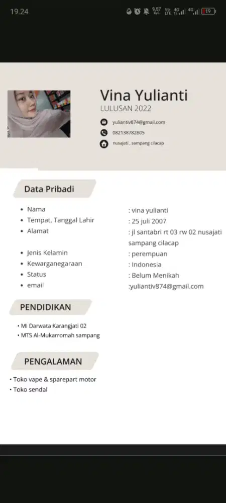 info loker dong
