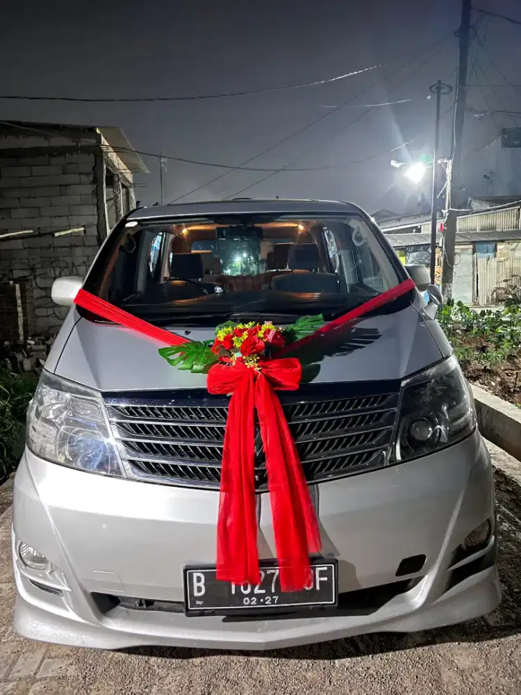 Wedding Car Alphard 2007