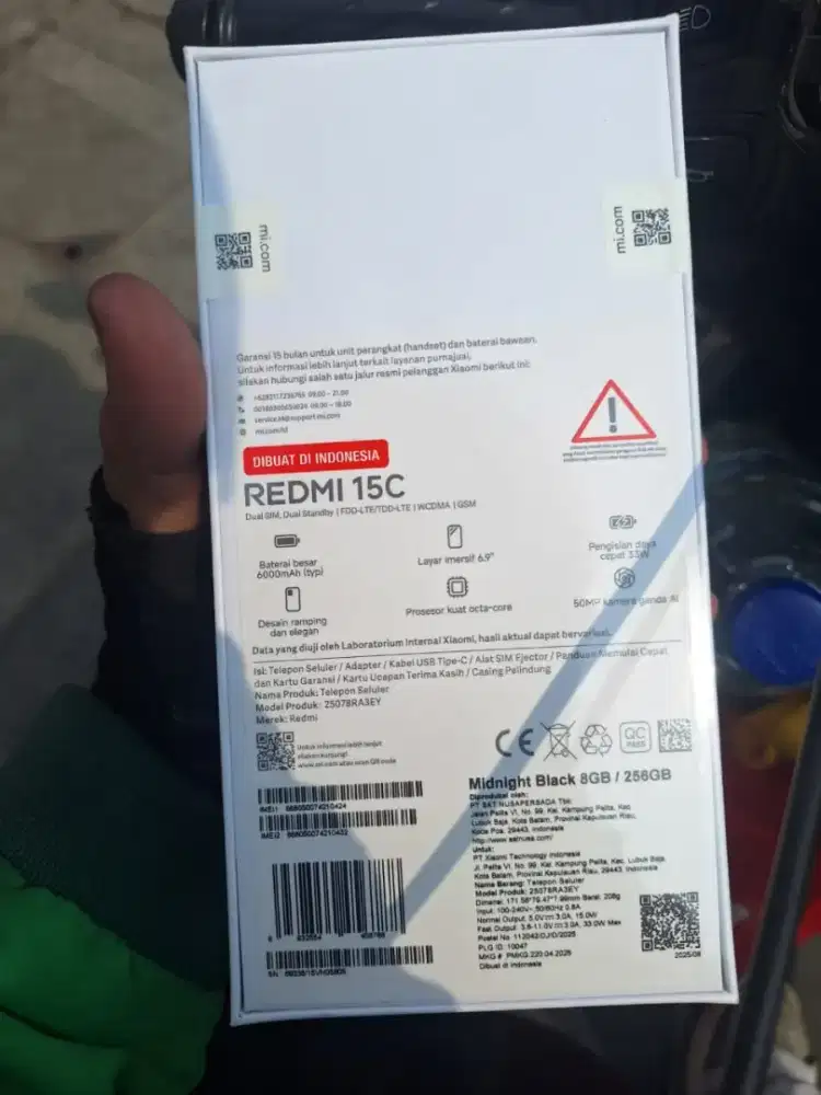 Jual Redmi 15C Baru Masih Segel