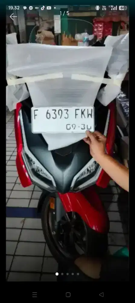 Honda Forza 250 th 2025 km low plat Bogor
