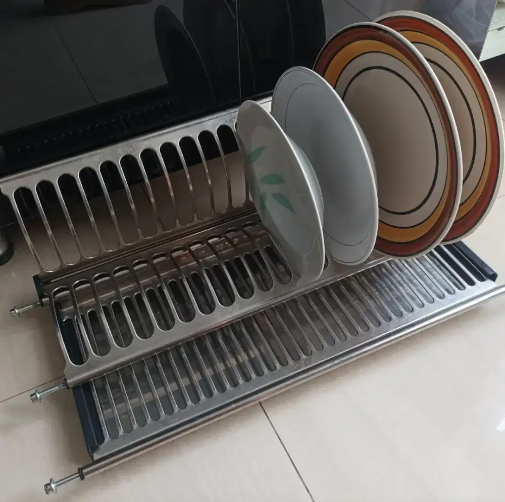 Rak Piring bs Kitchen Set dan Meja 100rb