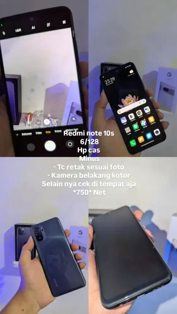 Jual Redmi note 10s