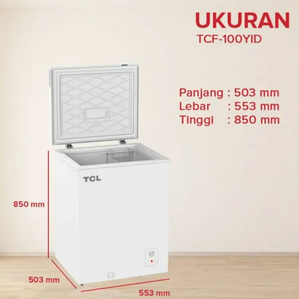 Chest Freezer TCL  100ZID