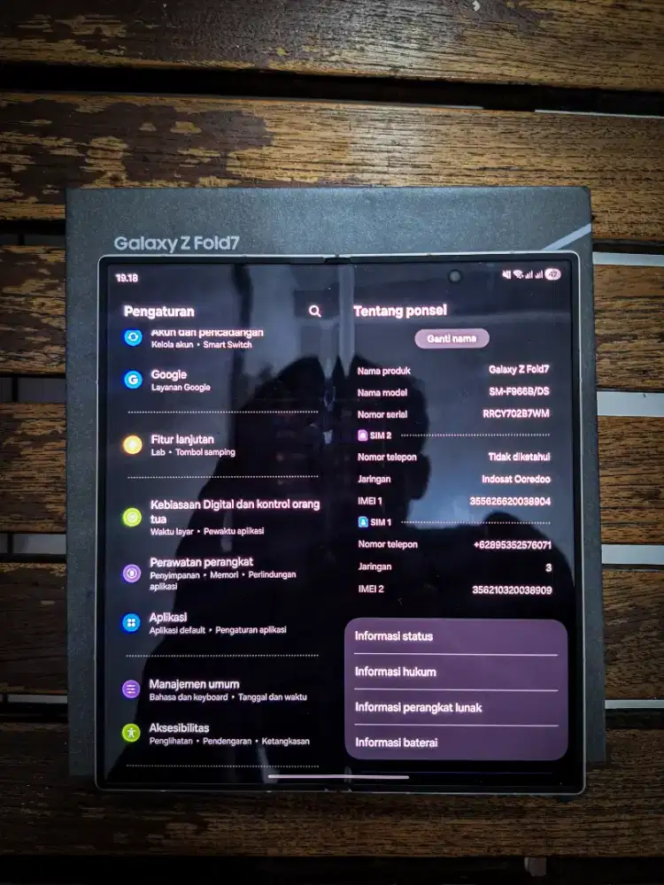 Samsung Z Fold 7, 12/256 Silver shadow