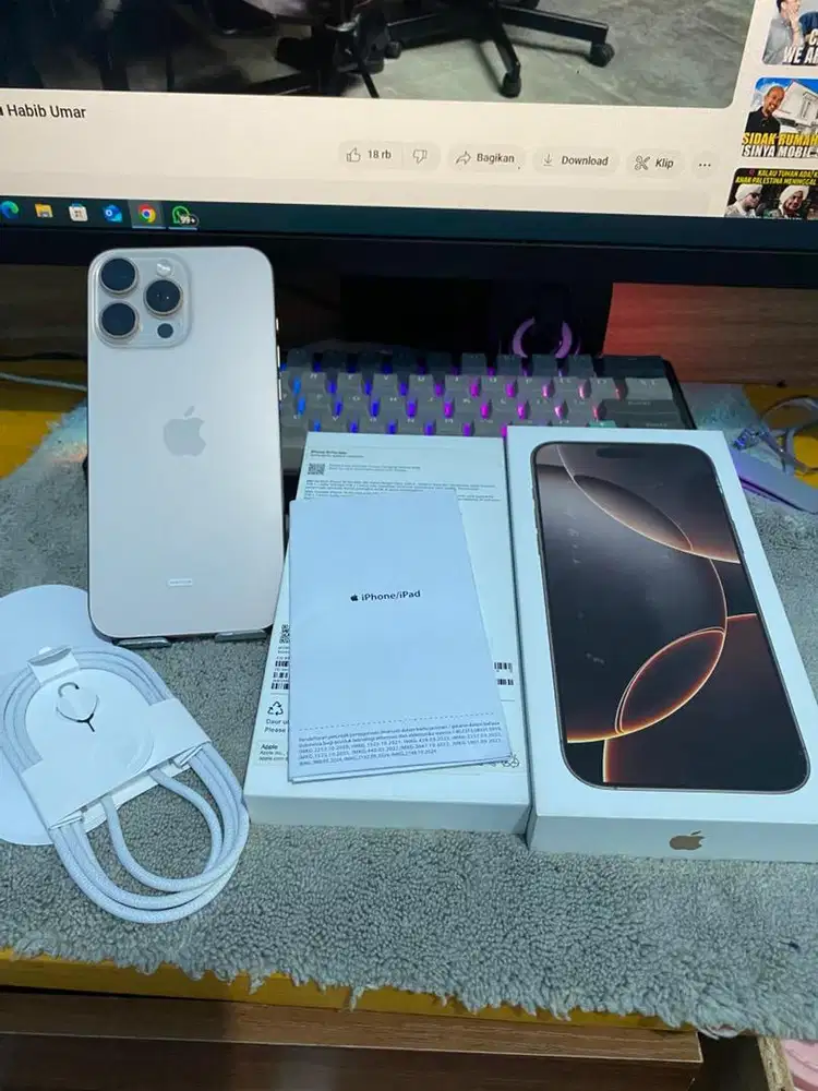 Iphone 16 Promax 256gb desert ibox
