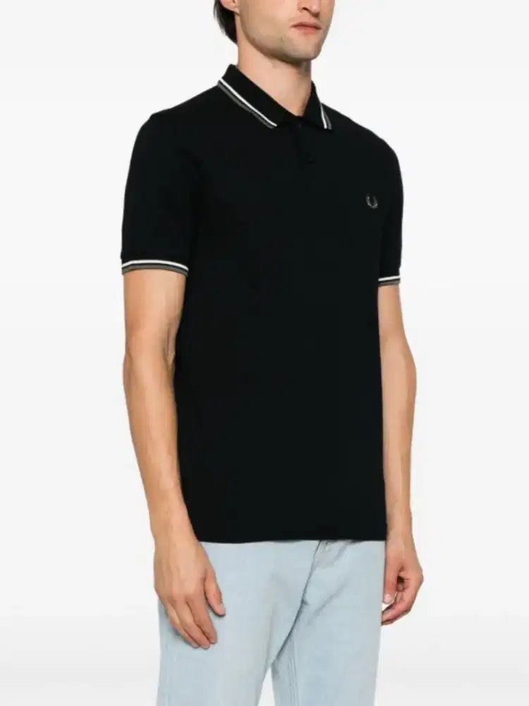 Kaos polo Shirt FRED PERRY Twin Tipped Colour black Size L