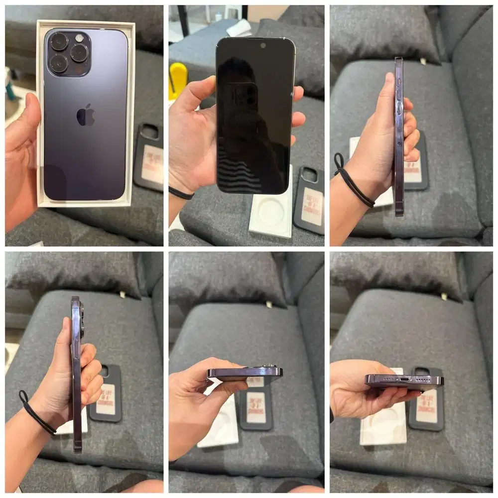 Jual iphone 14 pro max 256 GB IBOX warna Deep purple
