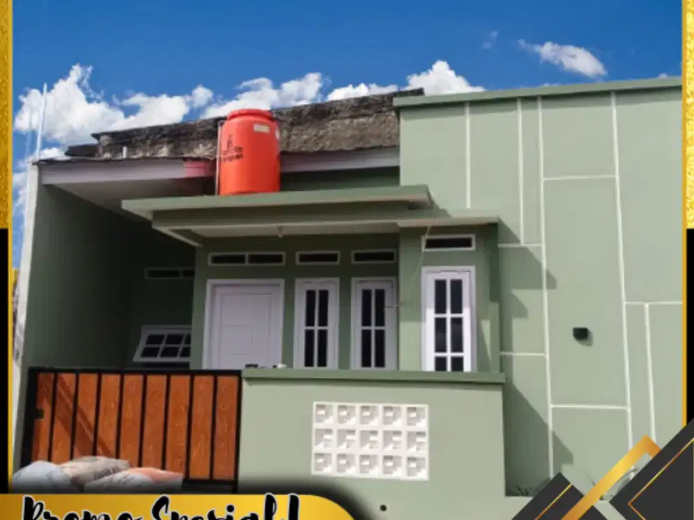 RUMAH MURAH 2 KAMAR SIAP HUNI AKSES STRATEGIS MULAI 185 JUTA