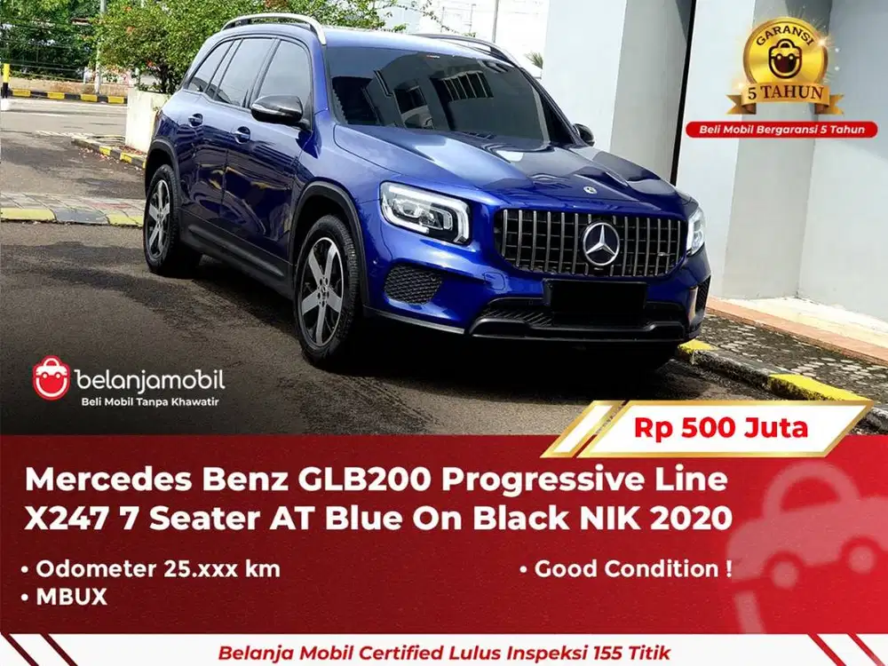 [ GARANSI 5TH ] Mercedes Benz Mercy GLB 200 GLB200 Blue 2020/2021