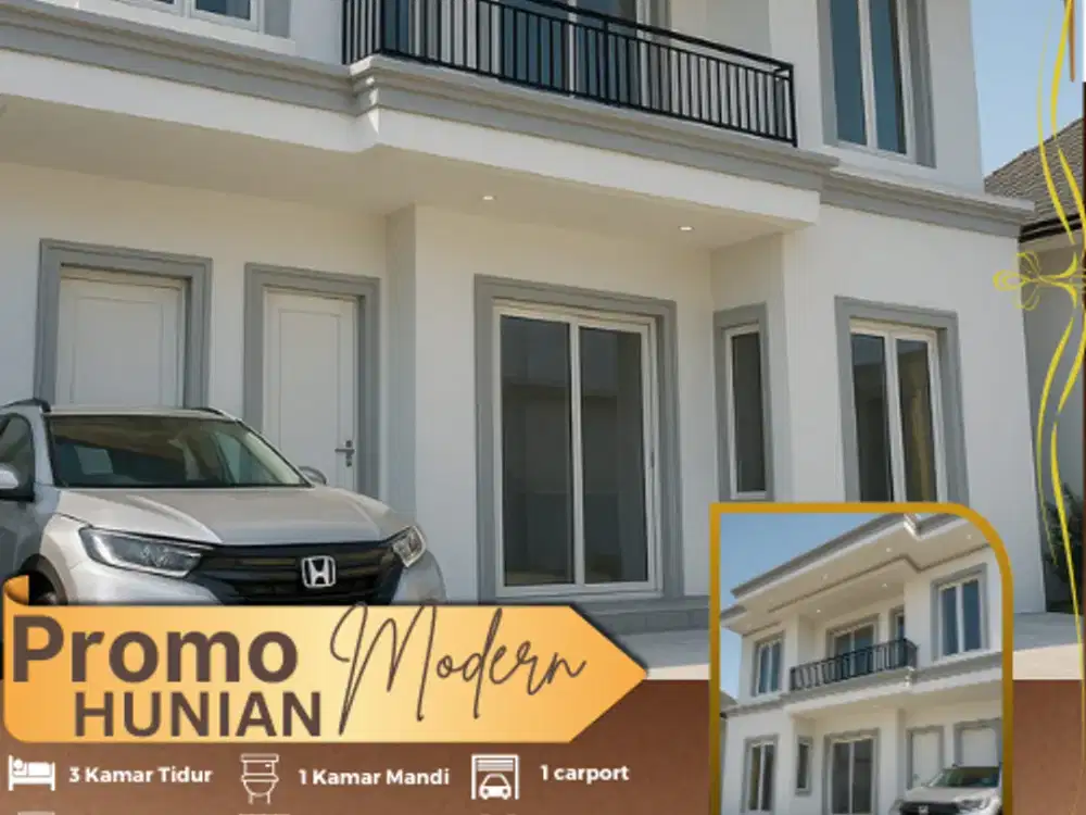 HUNIAN MODERN 2 LANTAI TERLARIS DAN TERBATAS MULAI DARI 350 JUTA-AN