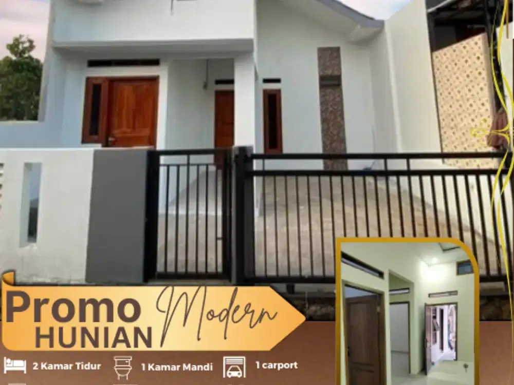 Rumah minimalis murah 2 kamar ready dan indent mulai dari 200 jutaan