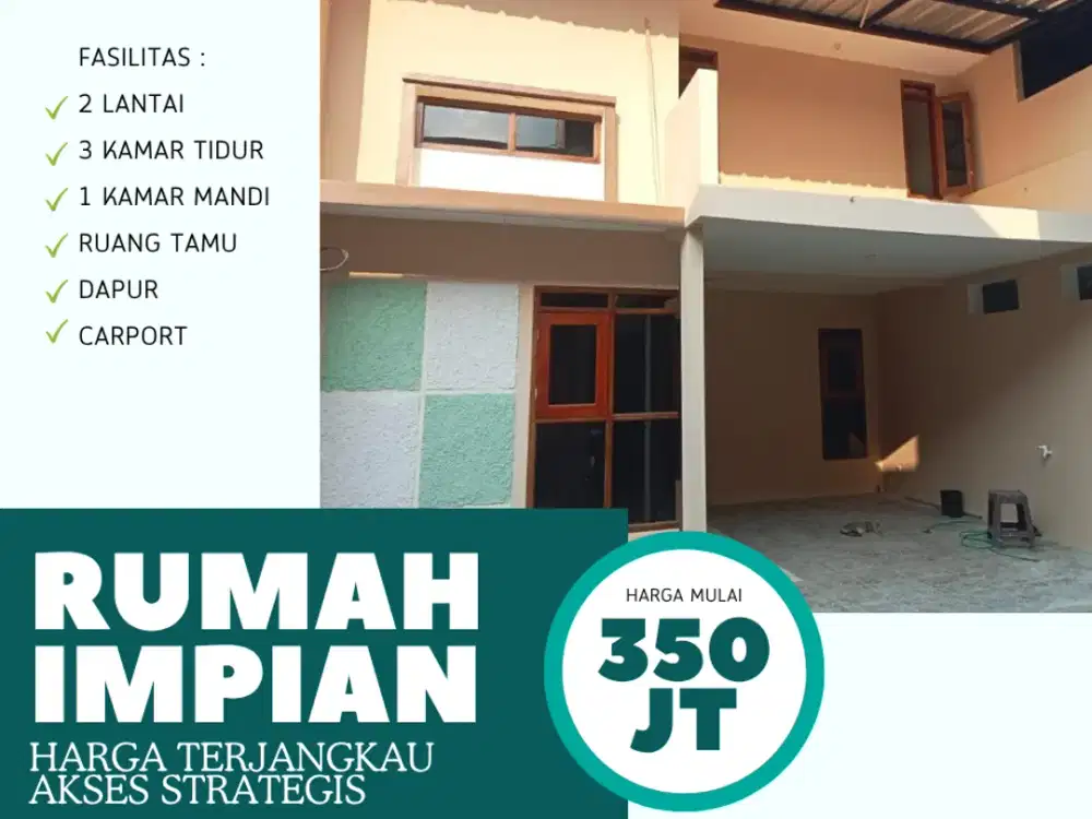 DIJUAL CLUSTER 2 LANTAI 3 KAMAR AKSES STRATEGIS MULAI DARI 365 JUTAAN
