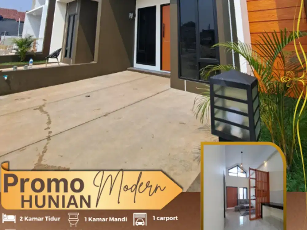 Rumah cantik 2 kamar akses strategis mulai dari 200 jutaan