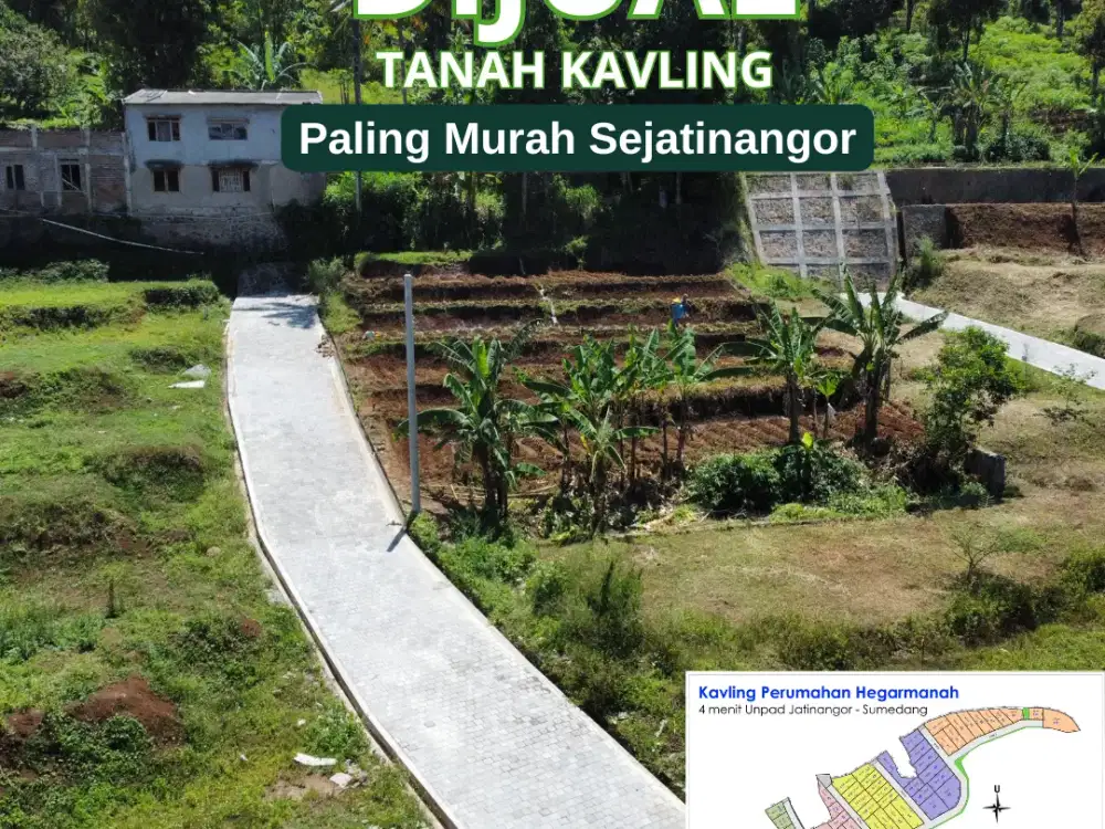 Rebut! Kavling SHM Lebar Muka 9 Meter, Dekat ITB/UNPAD
