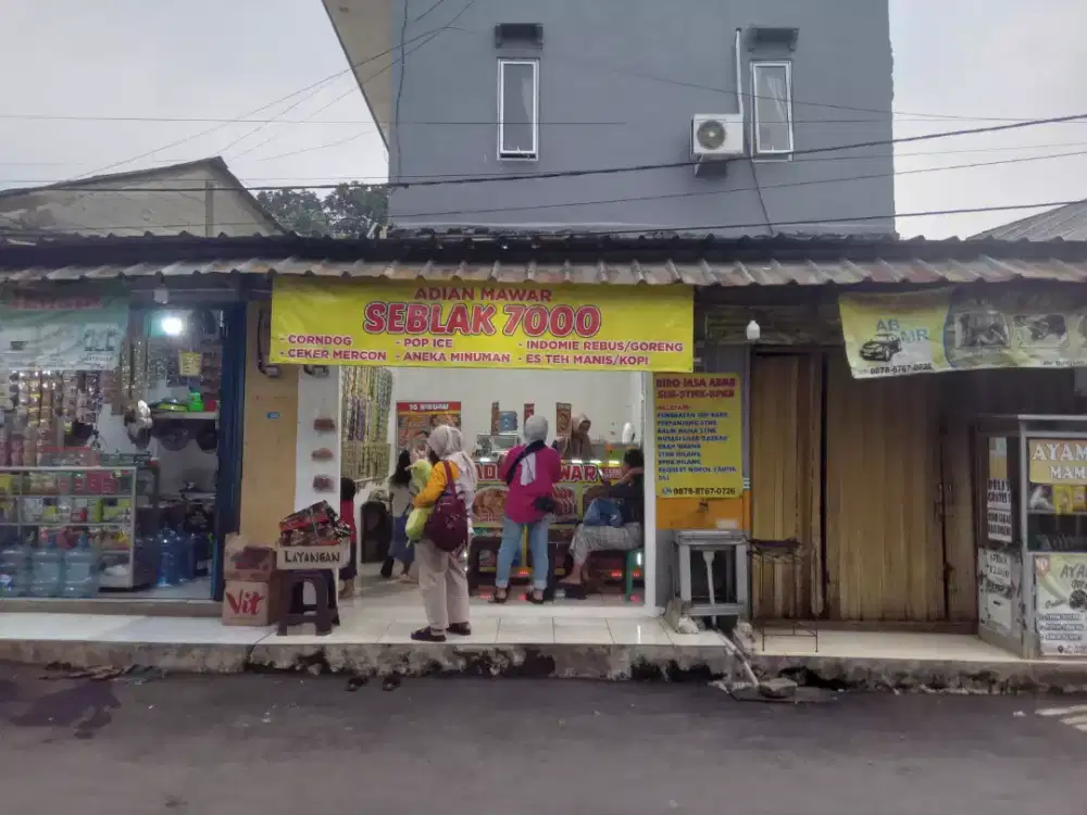 Oper alih warung jajanan makanan&minuman