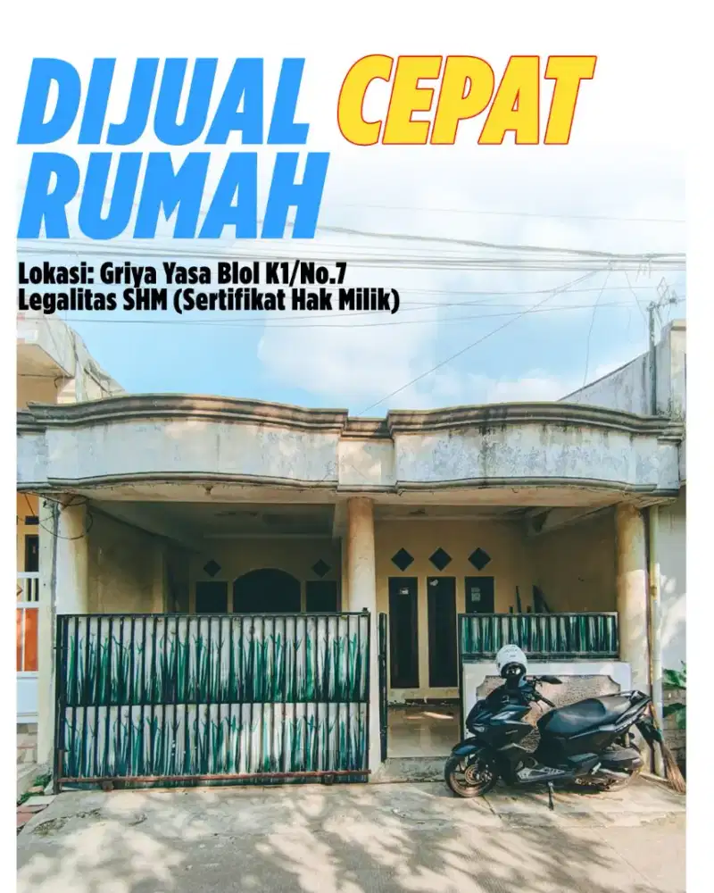 Dijual rumah siap huni