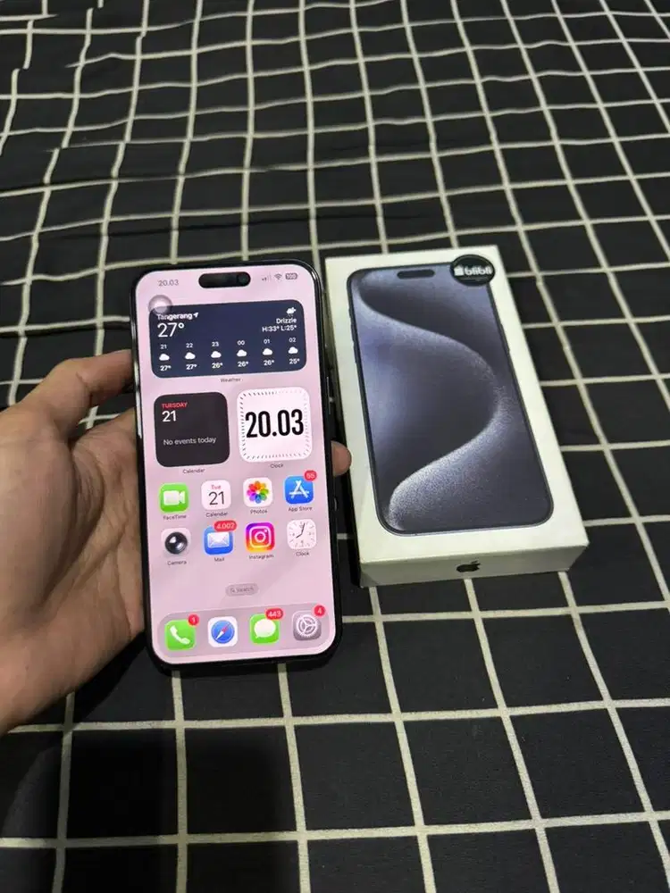Iphone 15 Promax 256 bh 98 resmi