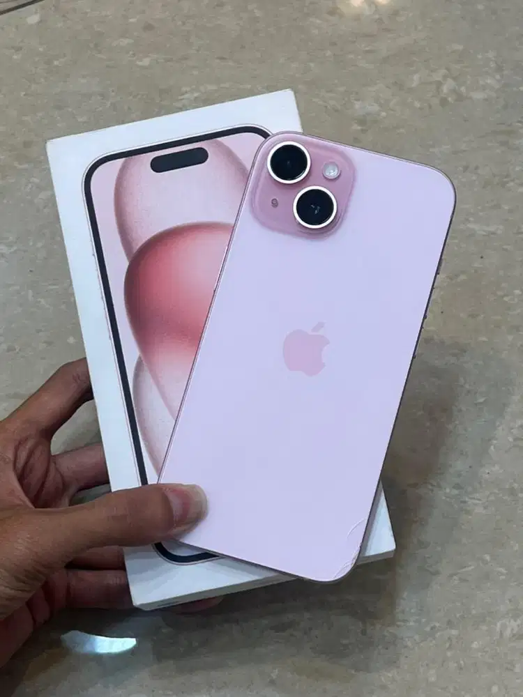 IPHONE 15 128GB PINK IBOX GARANSI RESMI