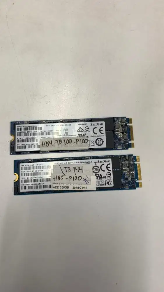 SSD SATA M.2 256 GB SANDISK SEHAT NORMAL MURAH